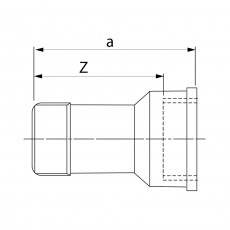 CONEX BANNINGER Удлинитель 3/8" x 30 мм 3526003030000