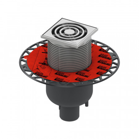 TECE TECEdrainpoint S130 трап вертикальный Хром матовый 3601300