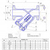 Фильтр магнитный сетчатый Y-образный чугун Ду 150 Ру16 Тмакс=150 oC фл ФСМ ЛМЗ