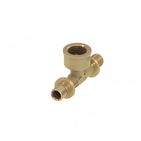 TECE Тройник 90° с внутренней резьбой, латунь 50 × Rp 1/2" × 50 709542