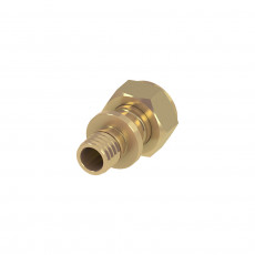TECE TECEflex Соединение прямое с накидной гайкой, латунь 20 x 1/2" 767575