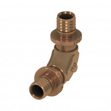 TECE TECEflex Уголок соединительный 90° закругленный, бронза 32 × 32 707332