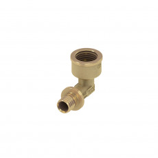TECE Уголок соединительный с муфтой, латунь 20 × Rp 1/2" 708020