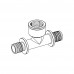 TECE TECEflex Тройник 90° с внутренней резьбой, латунь 32 × Rp 1/2" × 32 769527