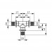 TECE TECEflex Тройник 90° редукционный, бронза 40 × 32 × 32 710617