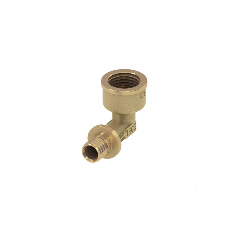 TECE TECEflex Уголок соединительный с муфтой, латунь 32 × Rp 1" 768032