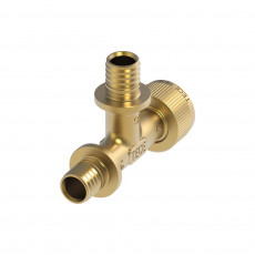 TECE TECEflex Быстросъемное соединение TECEflex, тройник, кремнистая бронза 16 х 16 х 1/2" 708632