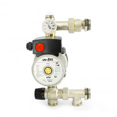 Насосно-смесительная группа UNI-FITT SOLOMIX X Н 1" с насосом GRUNDFOS UPM3 AUTO 25-70 130