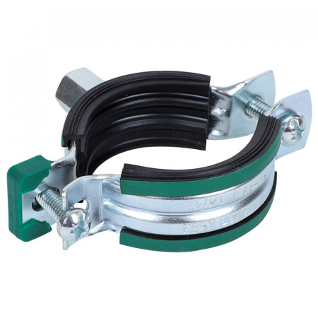 Хомут KSB2 М8/М10 (75-79 мм) 2-х винт. с уплотн. epdm, быстрый замок