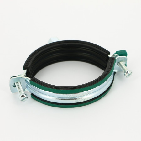 Хомут KSB2 М8/М10 (80-83 мм) 2-х винт. с уплотн. epdm, быстрый замок