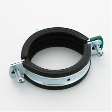 Хомут KSB2 М8/М10 2 1/2" (74-80 мм) 2-х винт. с уплотн. epdm, быстрый замок