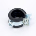 Хомут BISMAT Flash M8 3/4" (25-28 мм) 1 винт. с уплотн. epdm, быстрый замок
