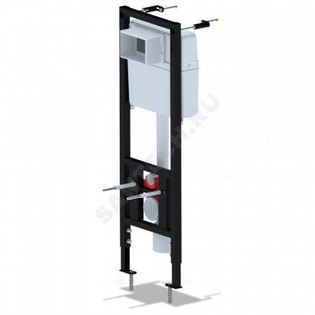 Инсталляция для подвесного унитаза без кнопки смыва АНИ Пласт WC1010
