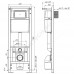 Инсталляция для подвесного унитаза без кнопки смыва АНИ Пласт WC1010