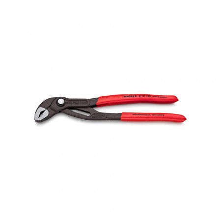 KNIPEX COBRA® клещи переставные с фиксатором 50 мм (2 ) под ключ 46 мм L-250 мм KN-8701250