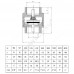 Клапан обратный латунь пружинный 53 Ду 20 Ру25 ВР 3/4" диск латунь Icma 83053AE05