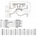 Клапан обратный чугун подъемный 16кч9нж Ду 32 Ру25 Тмакс=200 оС фл диск чугун RMCX