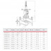 Клапан балансировочный ручной чугун R206BY Ду 65 Ру16 фл Kvs=74.4м3/ч с измерительными ниппелями Giacomini R206BY206
