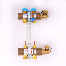 Колл.группа HKV/T-2, 2вых.1"-3/4 с расходомером