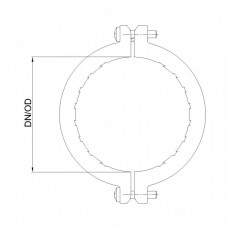 POLO-KAL Соединительный хомут 125Ø P1756