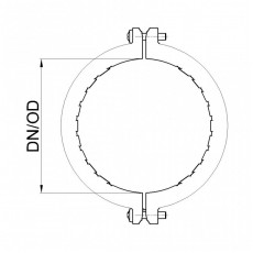 POLO-KAL Соединительный хомут 160Ø P1757