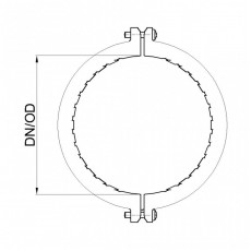 POLO-KAL Соединительный хомут 200Ø P1758