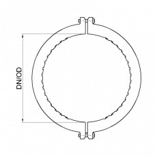 POLO-KAL Соединительный хомут 250Ø P1759