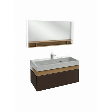 Комплект мебели для ванной 100 см Jacob Delafon Terrace, EXC112-00+EB1182-NF+EB1187-N23