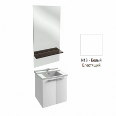 Комплект мебели для ванной 60 см Jacob Delafon Struktura, EXI112-00+EB1212-N18+EB1280-N18