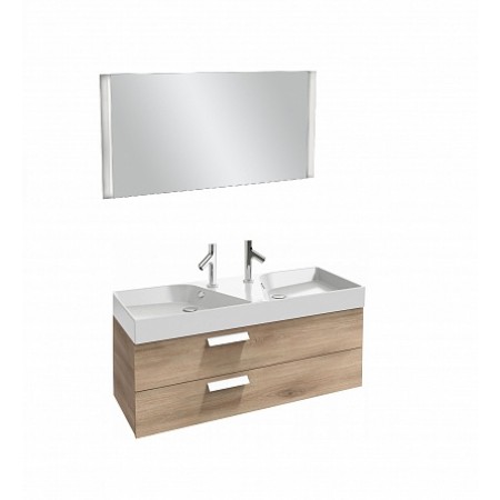 Комплект мебели для ванной 120 см Jacob Delafon Rythmik, EB577-NF+EXM112-Z-00+EB1305-E10