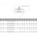 Кран шаровой сталь КШ.Ц.М Ду 50 Ру40 ВР L=170мм LD КШ.Ц.М.050.040.Н/П.02