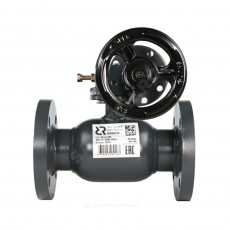 Кран шаровой сталь Jip-R Premium FF Ду 200 Ру25 фл с редуктором Ридан 065N0356GR