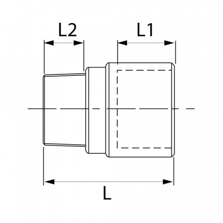 CONEX BÄNNINGER Редукционная вставка, хром 1/4" x 1/8" 8243002001C00