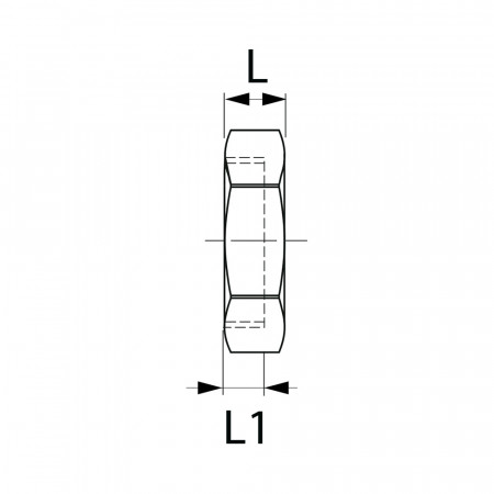 CONEX BÄNNINGER Заглушка с внутренней резьбой, хром 1/4" 8300002C00000