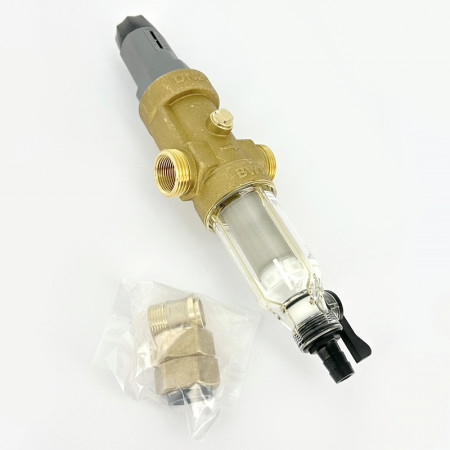 Фильтр промывной Protector mini HWS 3/4" 100 мкм для х/в, пластик. колба