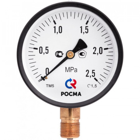 Манометр ТМ-510Р.00 100/6 (M20х1,5, 0-6 бар, 1,5) радиальный