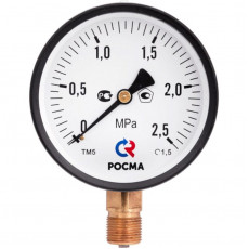 Манометр ТМ-510Р.00 100/25 (1/2", 0-25 бар, 1,5) радиальный