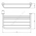 Полка для полотенец подвесная IOM хром Ideal Standard A9106AA