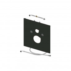 9650107 Нижняя панель TECElux для установки унитазов-биде Duravit Senso Wash C/Wash Slim или V&B ViClean L стекло черное