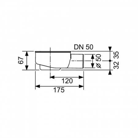 TECE TECEdrainline Сифон DN 50 650000
