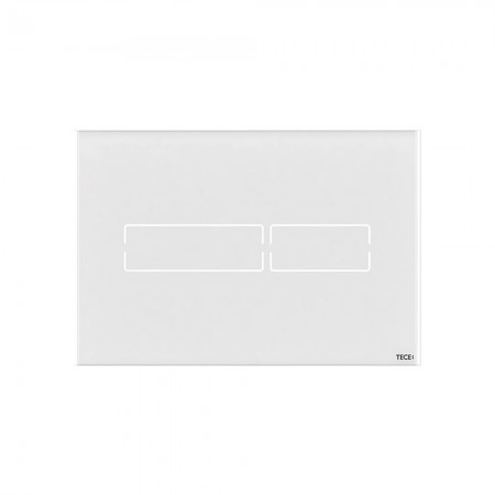 9240960 TECElux mini, панель смыва стеклянная, сенсорная Белый