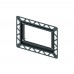 9240647 Монтажная рамка для установки стеклянных панелей TECEloop или TECEsquare на уровне стены черный