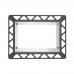 9240647 Монтажная рамка для установки стеклянных панелей TECEloop или TECEsquare на уровне стены черный