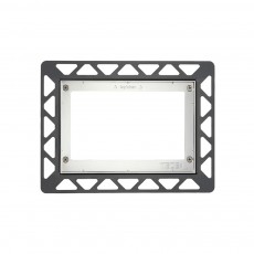 9240649 Монтажная рамка для установки стеклянных панелей TECEloop или TECEsquare на уровне стены хром глянцевый