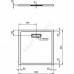 Поддон душевой акрил квадрат ULTRAFLAT NEW 800х800х25 Ideal Standard T446601