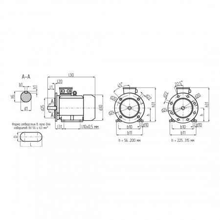 UNIPUMP Электродвигатель АИР 63A2 Ал IM1081 корпус алюминий ТМ БЭЗ АИР 63A2 Ал IM1081 38477