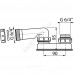 Сифон для ванны плоский 1 1/2"x40 с переходной трубкой 10гр 40/11/2"(6/4") без выпуска Alca Plast A53-6/4"