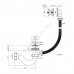 Слив-перелив для ванны трубный с пробкой 1 1/2"x40 выпуск с пластиковой решёткой D=70мм Орио А-7008