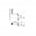 Сифон для умывальника трубный 1 1/4"x40 с прямой трубкой 40 выпуск с нержавеющей решёткой D=63мм Alca Plast A413