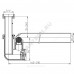 Сифон для кондиционеров трубный 1 1/4"x40 с обратным клапаном HL HL136.3